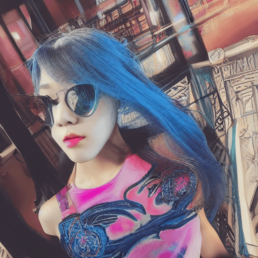 AI generated: (best quality, masterpiece, perfect face, beautiful and aesthetic:1.2, colorful, dynamic angle, high...