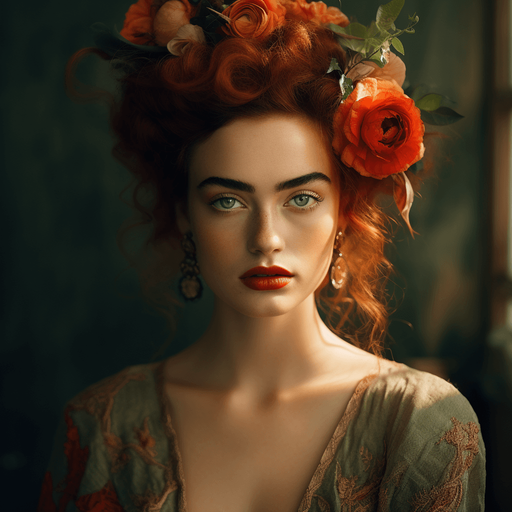 AI generated: <reference image> Frida Kahlo