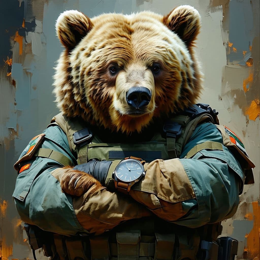 AI generated: I support the right to keep and arm bears