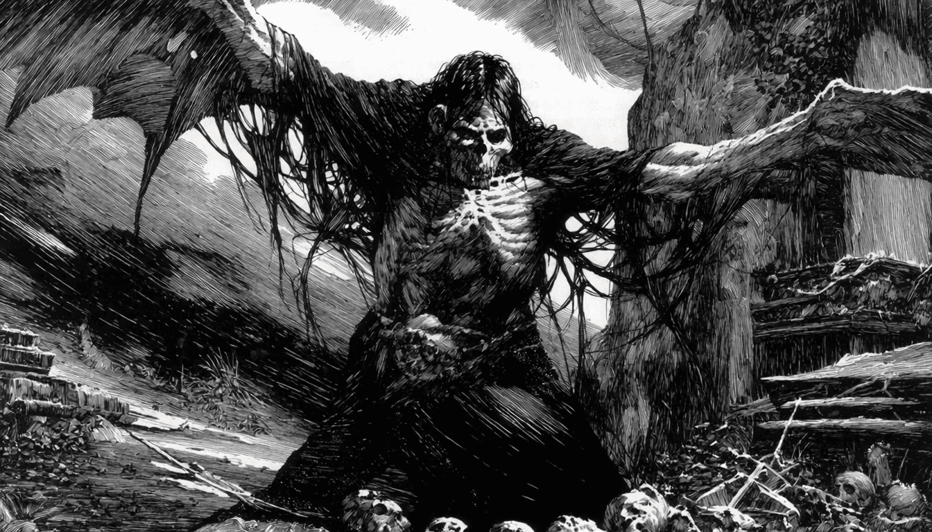 Berni Wrightson Illustrations from Frankenstain style