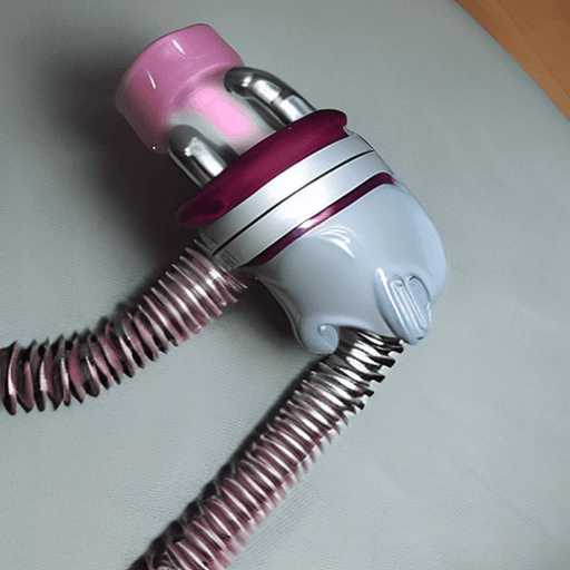 AI generated: Sissy in chastity struggling to breathe while deepthroating a dildo