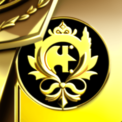 AI generated: Craft a unique and sophisticated logo highlighting a 24k Gold MaineCoon Markor face enclosed within ...