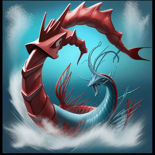 AI generated: Gyarados 