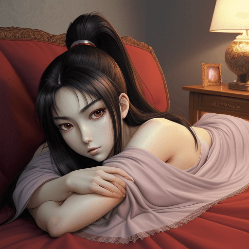 AI generated: digital art, best quality, highly detailed, manga style, solid manga colors, full-length body shot :...