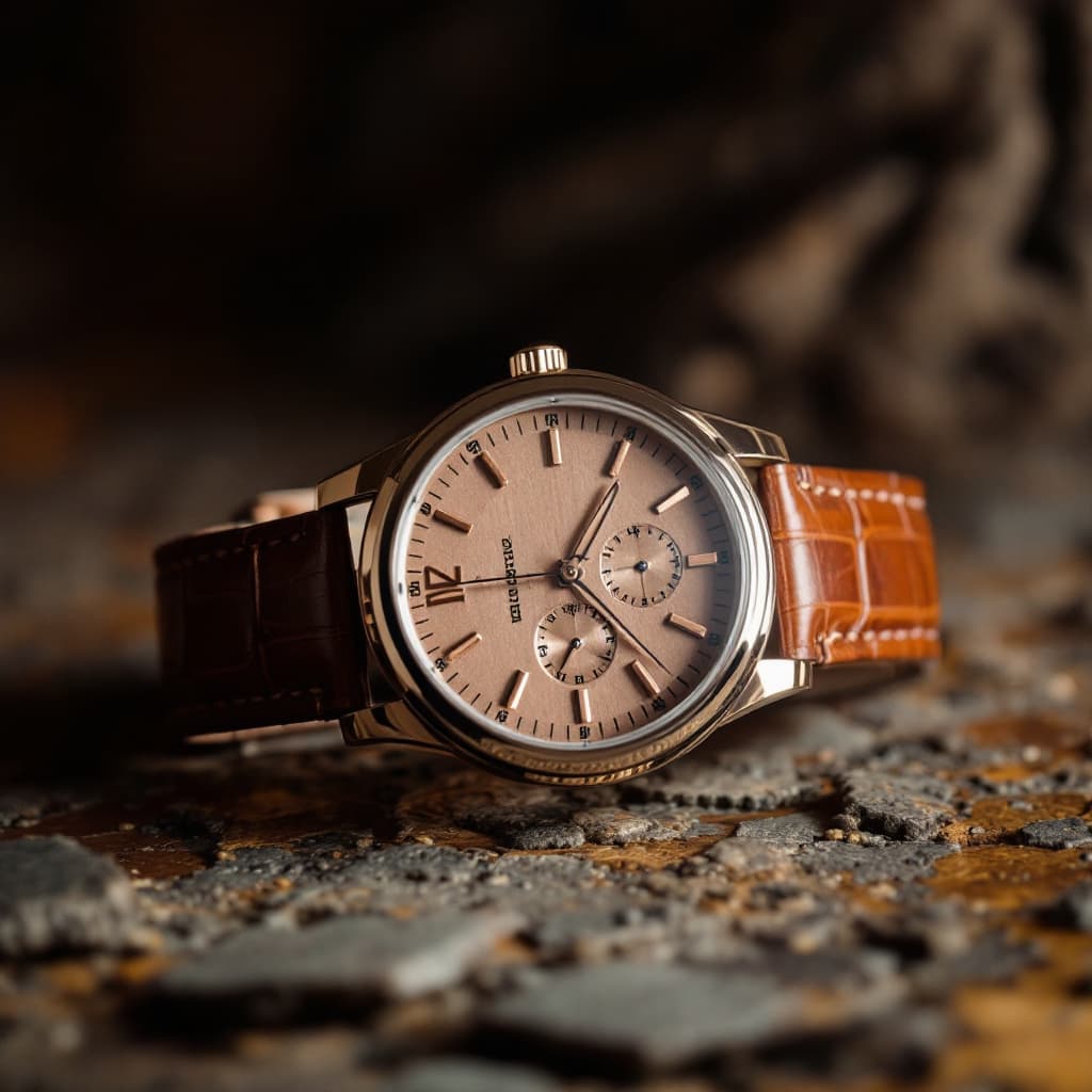 AI generated: Reloj realista en el pulso 