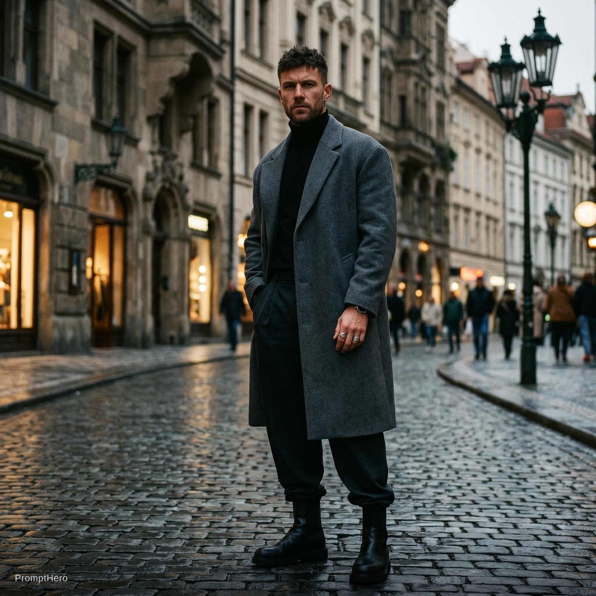AI generated: fashion editorial photograph, man, shot on a Canon EOS 5D Mark IV --chaos 75 --ar 1:2 --profile rsy6...