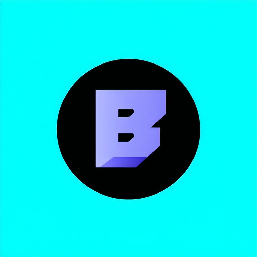 AI generated: a brandmark logo design for a twitch streamer B.Sinclair