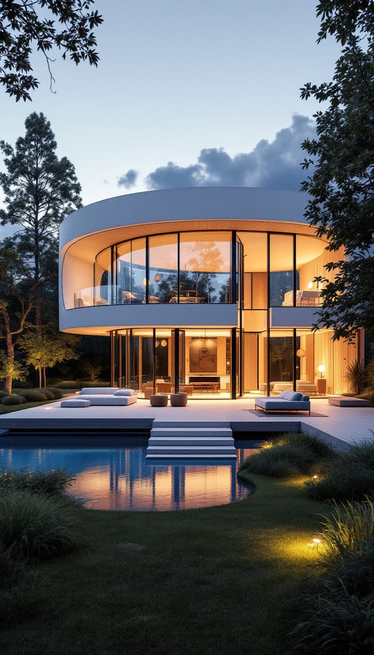 AI generated: DREAM-HOUSE: A breath-taking, modern dream house that embodies the spirit of freedom and experimenta...