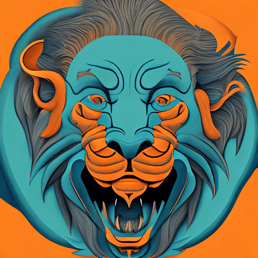 AI generated: men crying in usa art and illustration by theo el, in the style of balanced symmetry, light orange a...