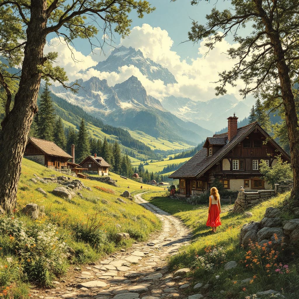 AI generated: admonter mesch,in steiermark, bierzelt, sehr seriös 1975
