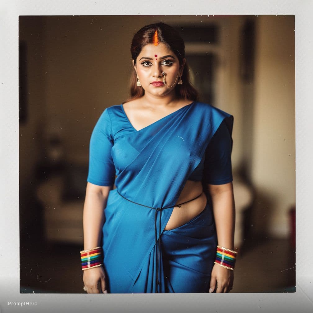 AI generated: Shuhani shah,36 breast size , deep cleavage showing , 21-27 years old, brown hair, Indian hair style...