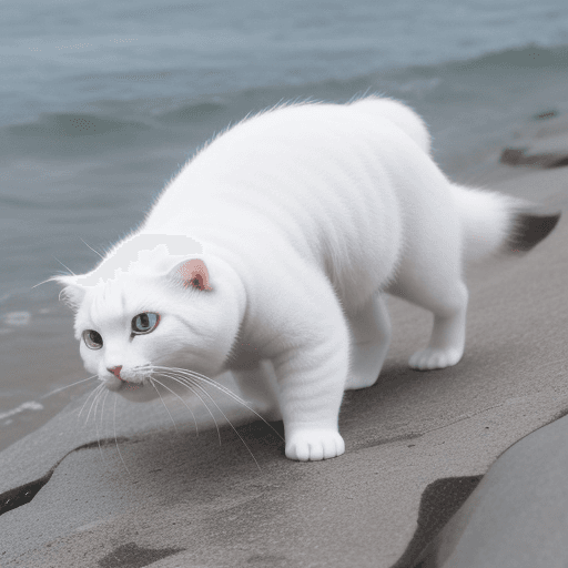 AI generated: 전투 고양이