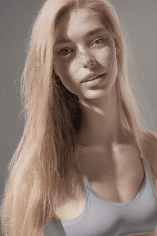 AI generated: (tahl1ahall:0.95) , sports bra, (((sweat pants)) , (high detailed skin:1. 2) , (best quality:1. 4) ,...