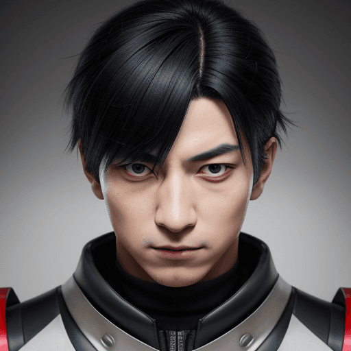 AI generated: Goprofessional portrait of Kurogiri from My Hero Academia, symmetrical face, stunning modern urban u...