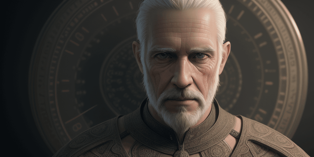 AI generated: a man who grows older as time passes , timeline ,  intricate artwork . octane render, trending on ar...