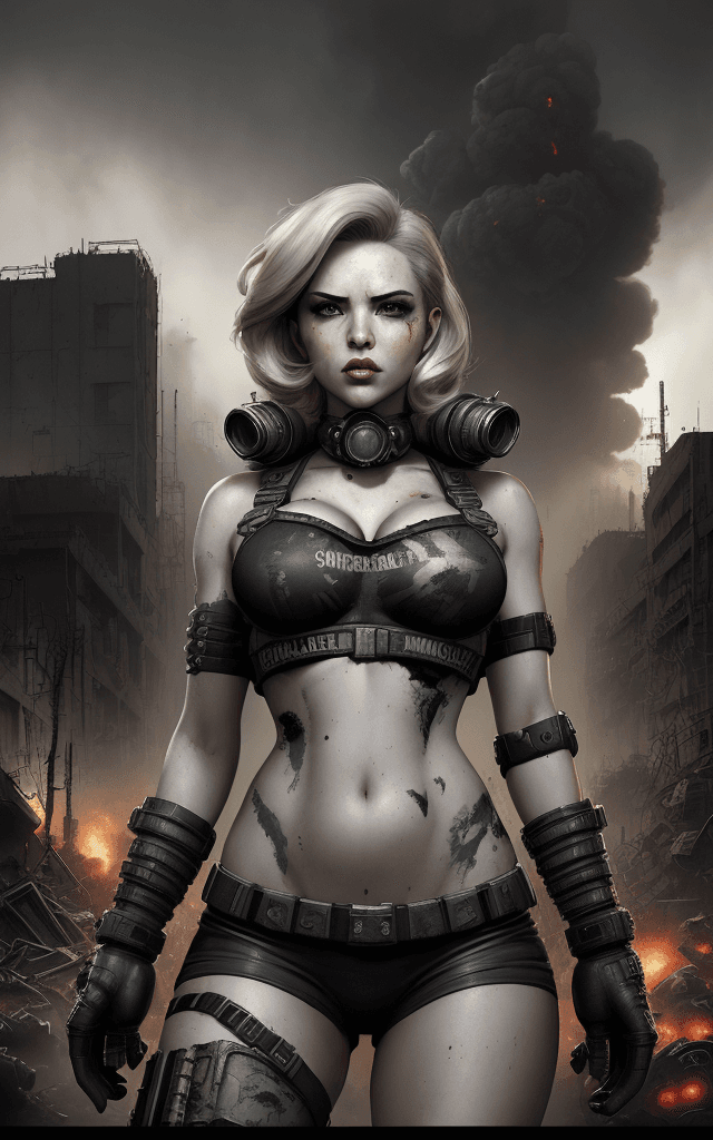 AI generated: The special 4K "Bombshell Edition" poster features a striking polaroid-style artwork of an bombshell...