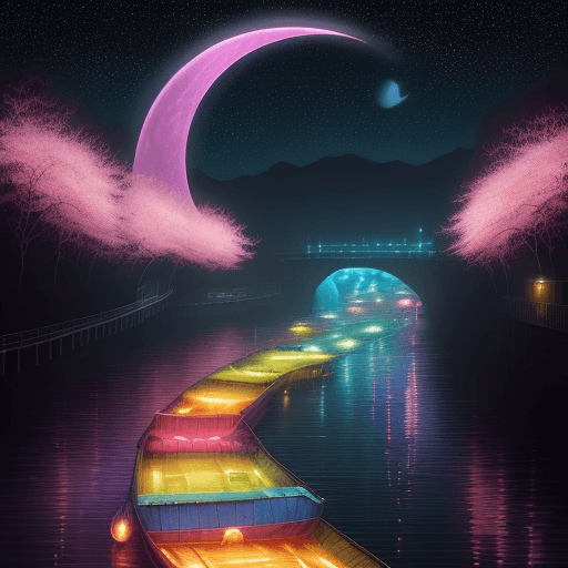AI generated: enter a digital canvas blending oil paint with surreal resin, pulsating with neon hues and mystical ...