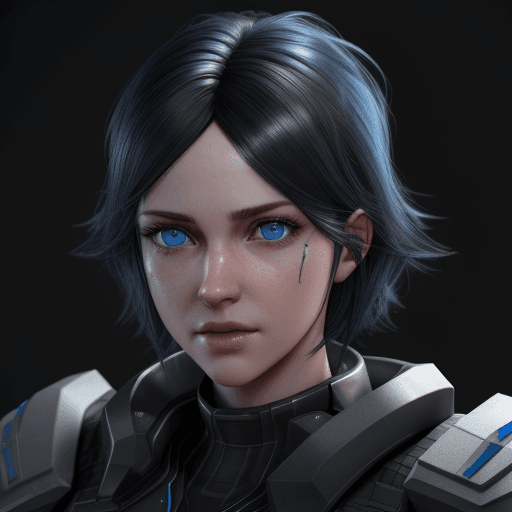 AI generated: man:: Blue eyes::Black hair::4 hyper-realistic ::5 detailed character expressions :: 3 Ultra-detaile...