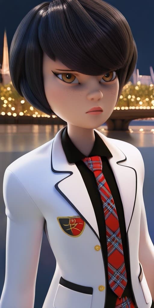 Kagami Tsurugi, Ladybug, Miraculous. Different models and attires.