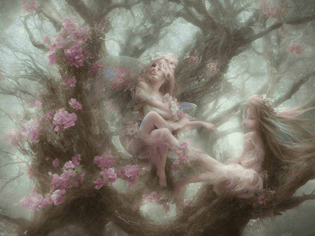 AI generated: An adorable beautiful fairy by Nicoletta Ceccoli ,bioluminiscent fairy, intricate artwork . octane r...