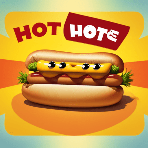 AI generated: hotdogs pixar movie poster
