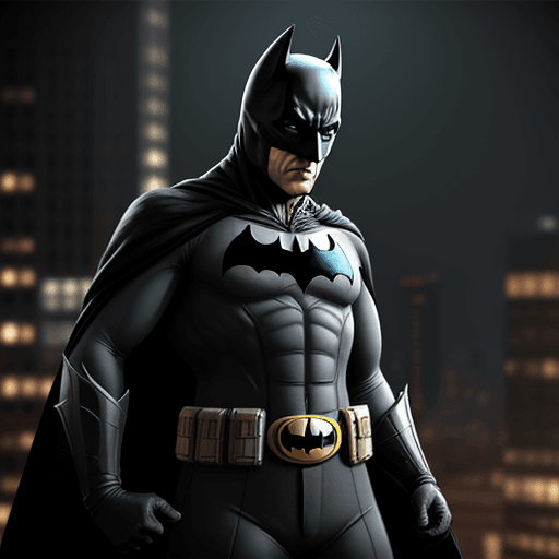 AI generated:  Batman in the 1920s, art deco, hyper-realistic, unreal engine

