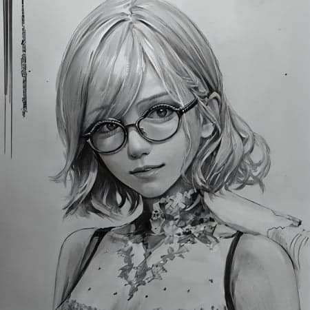Hand-painted portrait - Image 3