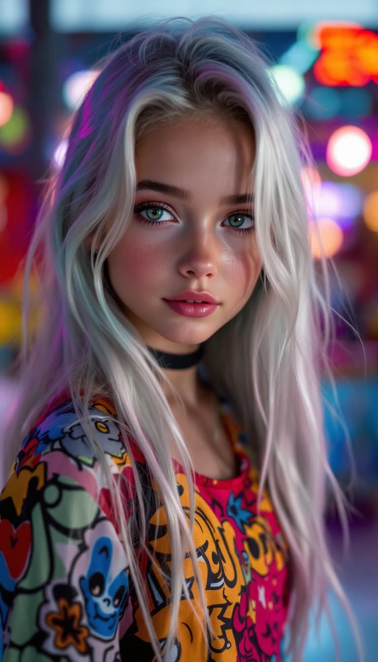 AI generated: a professional photo of a exceptionally of the most beautiful American girl in the world, (age 11), ...