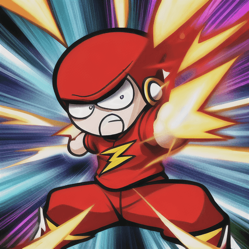 AI generated: flash drawing in the style of south park