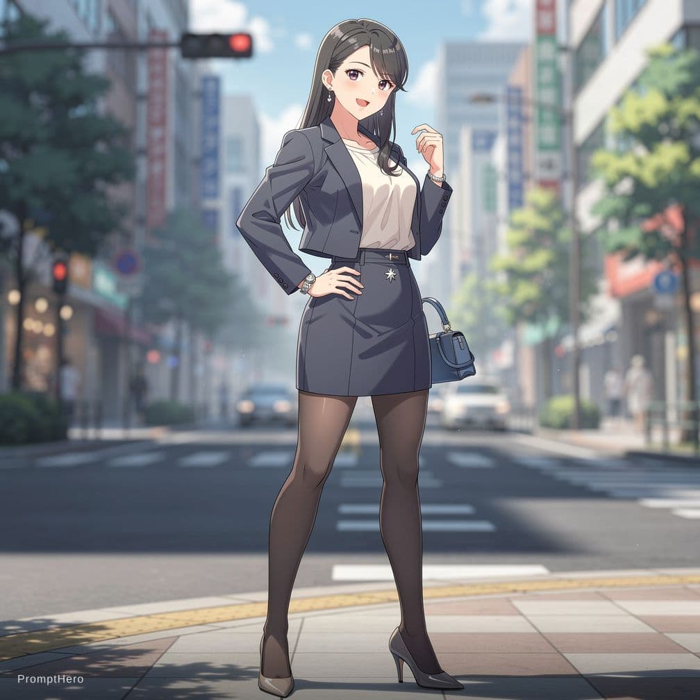 AI generated: 18 year young niji anime asian girl, very sultry look, so hot girl, beautiful charismatic girl, so h...