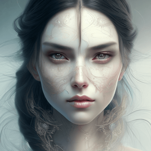 AI generated: portrait of woman with long black hair in fog, cinematic lighting, photorealistic, ornate, intricate...