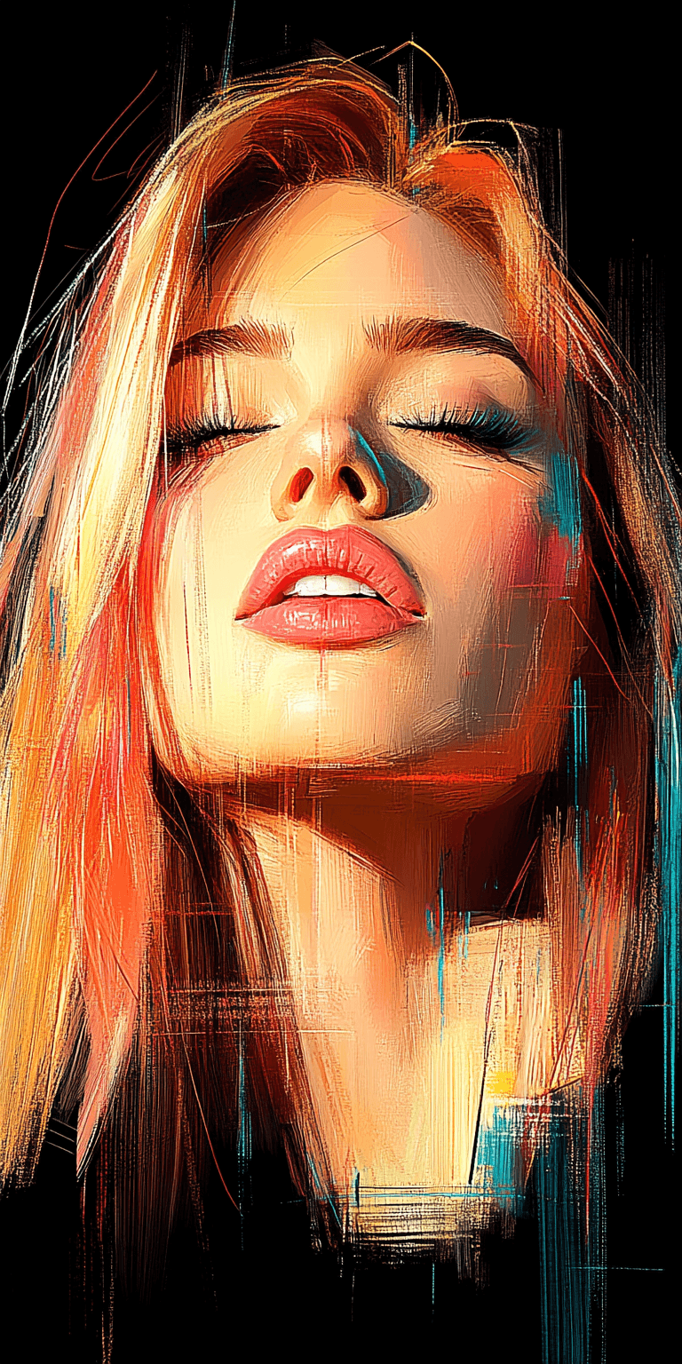 AI generated: woman --chaos 75 --ar 1:2 --profile yruxpc2 --stylize 750