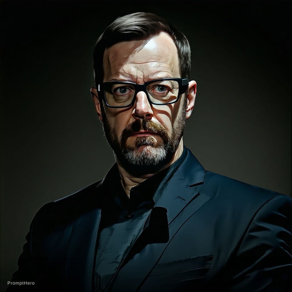 AI generated: High quality portrait of Gordon Freeman from HL2. Art by Makoto Shinkai, Crunchyroll, pixiv, danboor...