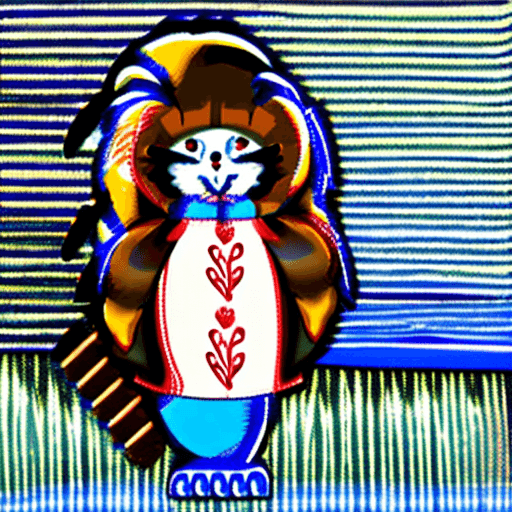 AI generated: gay, furry, nsfw, anthropomorphic, feline, cat, brown fur, striped fur, blue eyes, ears with tuff, l...