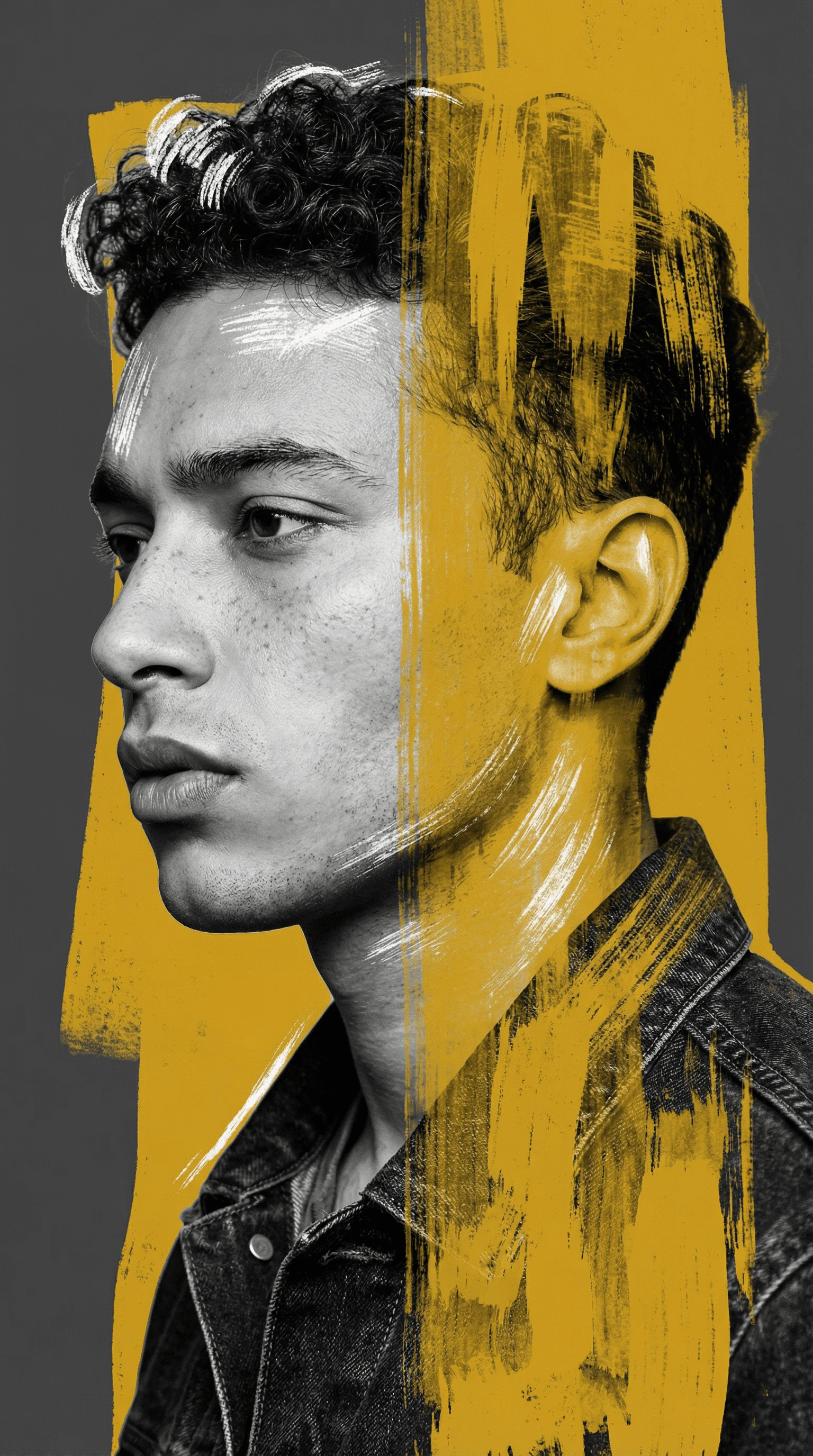 AI generated: # Goal
Generate a stylized portrait illustration that combines realistic portraiture with contempora...