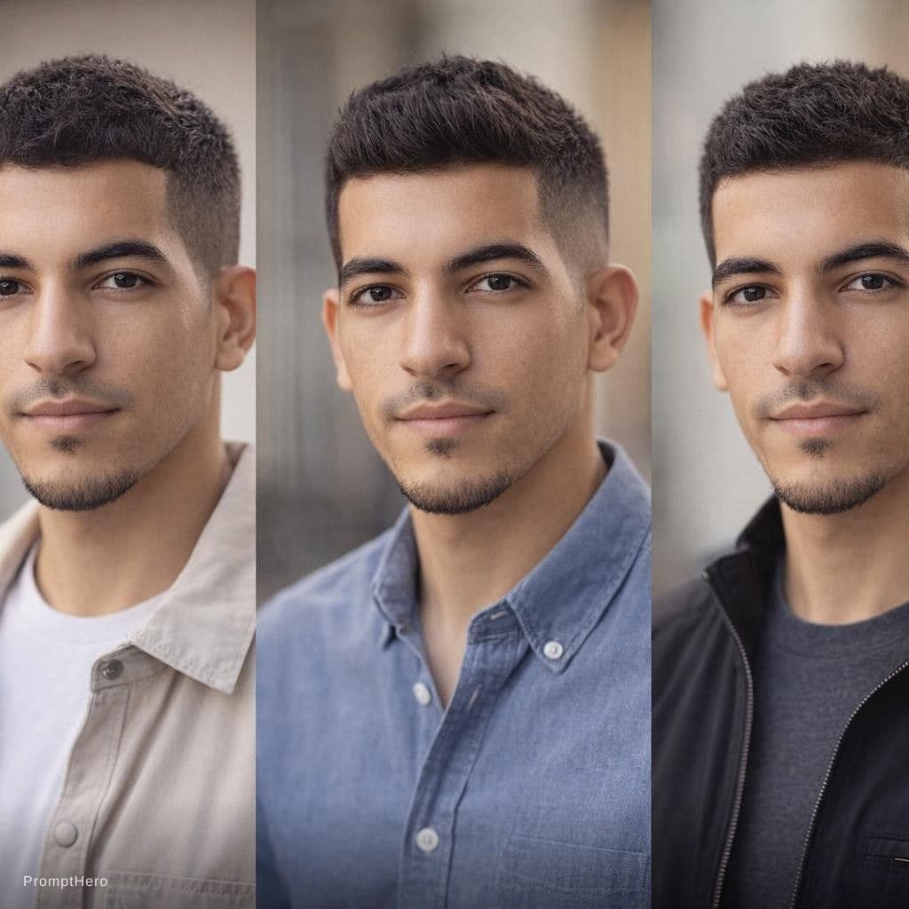 AI generated: Analyze my face shape and hair characteristics from the provided image. Based on the analysis, sugge...