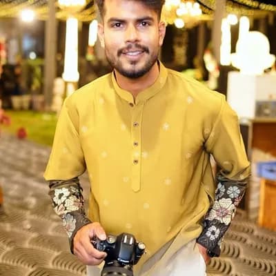AI generated video: Create a Bk hyper -realistic dark green portrait cinematic image with dramatic smile actions (upload...