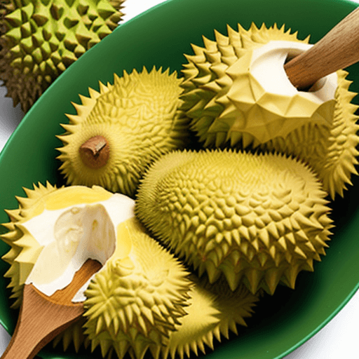 AI generated: Appetising durian pulp
