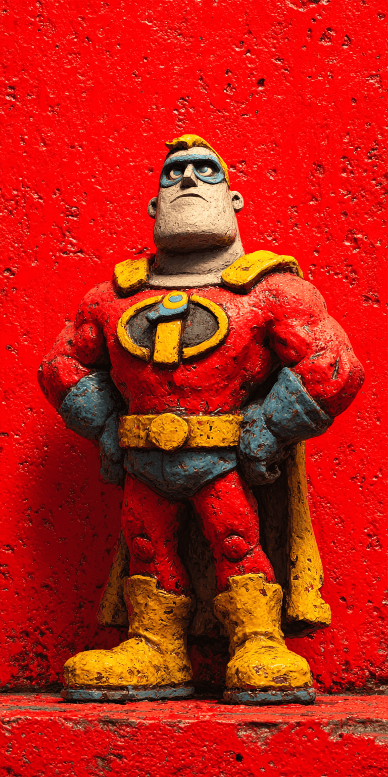 AI generated: superhero, in the style of Pixar --chaos 75 --ar 1:2 --profile n19tbh9 --stylize 750 --v 7