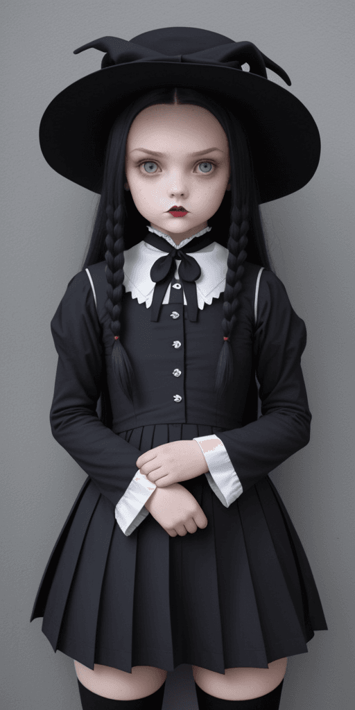 AI generated: wednesday adams