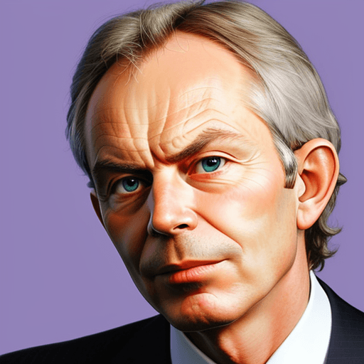 AI generated: PM tony blair