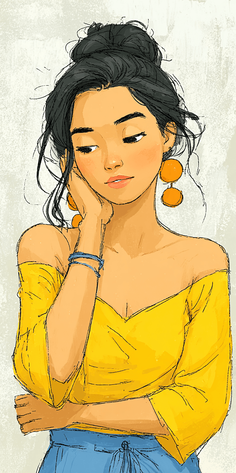 AI generated: Asian woman, mid 20s, shy --no freckles --chaos 75 --ar 1:2 --raw --sref 3233171714 --profile oh3iyx...