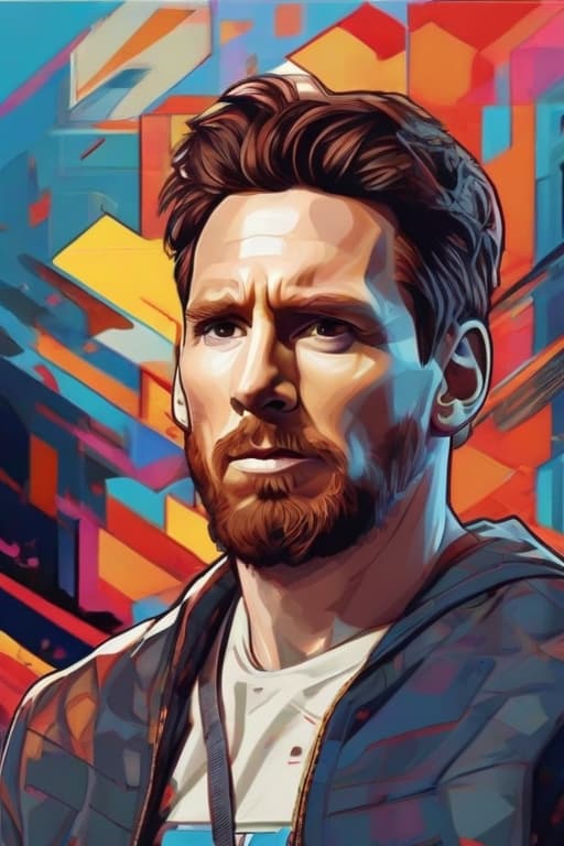 AI generated: an football magician, vangogh style doing extraordinary play,vibrant,8k