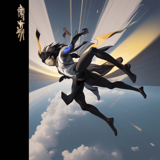 AI generated: suibokuga --ar 68:128 --stylize 750 --v 5.2
a wide side view of a man falling from sky
