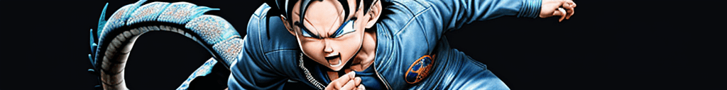 AI generated: toriyama akira, 1boy, black hair, blue eyes, dragon ball, (dragonball z), highres, male focus, solo,...