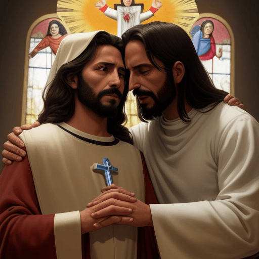AI generated: dios padre, espíritu santo y jesucristo
  