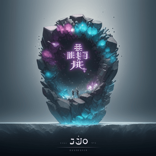 AI generated: A Gojo Satoru-inspired typography, digital art, unreal, gems, fantastic, cool, cold, heavenl, unreal...