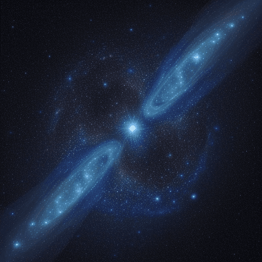 AI generated: GENERA UNA IMAGEN DEL ESPACIO QUE CONTENGA ESTRELLAS Y UNA GALAXIA