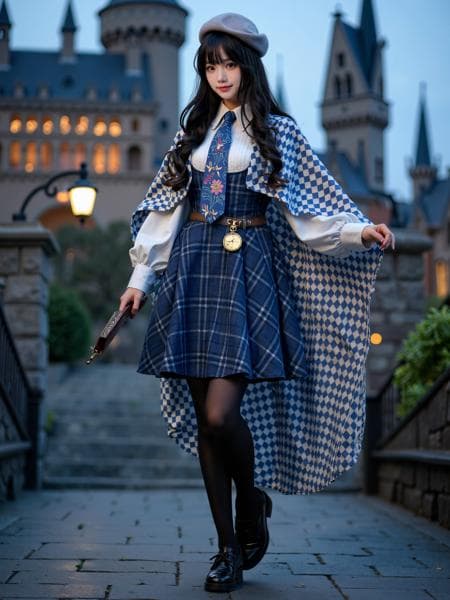 [Flux.1 D] [Realistic] Magical girl costume | 魔法少女服装