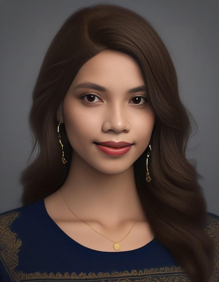 AI generated: i want to create a hyperrealistic portrait of myself using an ai imagine generator tool. I am a high...